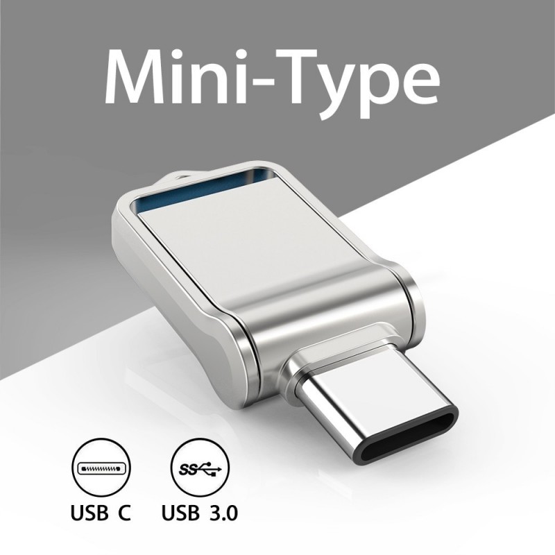 Memory stick - dual USB - 3.0 - type-C - rotatable - 32GB - 64GB - 128GBUSB memory