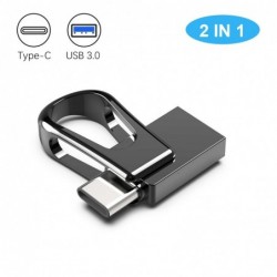 Mini memory stick - dual USB - 3.0 - OTG type-C - waterproof - rotatable- 32GB - 64GB - 128GBUSB memory