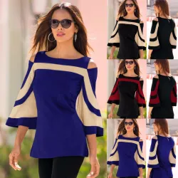 Off-shoulder blouse - long sleeve tunicBlouses & shirts