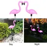 Solar garden lamp - waterproof - LED - neon - flamingo shapeSolar lighting