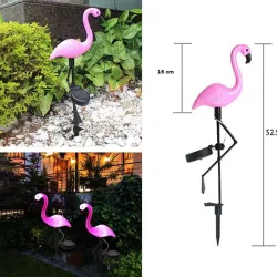Solar garden lamp - waterproof - LED - neon - flamingo shapeSolar lighting