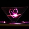 Mini phone projector - pyramid shape - 3D hologramProjectors