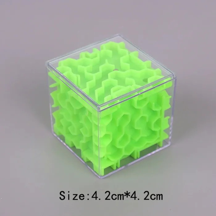 3D maze magic cube - transparent - six-sided puzzle cube - educational toyEducational