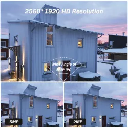 5MP / 1080P - WiFi - P2P - PTZ - 4x zoom - CCTV security camera - waterproofSecurity cameras