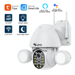 3MP CCTV security camera - PTZ - WiFi - HD - with Google Alexa - waterproofHome security