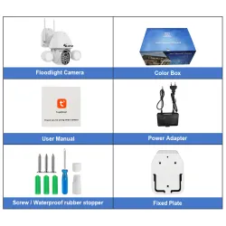3MP CCTV security camera - PTZ - WiFi - HD - with Google Alexa - waterproofHome security