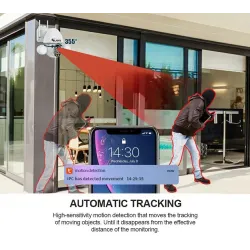 3MP CCTV security camera - PTZ - WiFi - HD - with Google Alexa - waterproofHome security