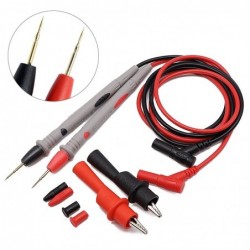 Digital multimeter probe - silicone-wire / needle-tip - universal test leads - with alligator clipMultimeters