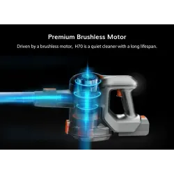 ILIFE H70 - cordless handheld vacuum cleaner - strong suction power - removable battery - with LED light - 1.2LRobot vacuum c...