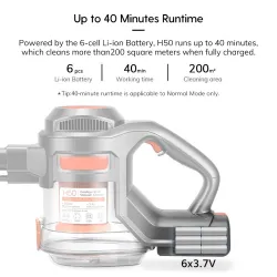 ILIFE H50 - cordless handheld vacuum cleaner - 10KPa suction power - with LED light - 1.2LRobot vacuum cleaner