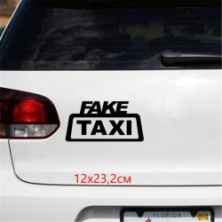 Fake Taxi - car vinyl stickerStickers