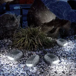 Decorative LED stone - solar garden light - waterproof - garden / patioSolar lighting