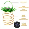 Solar garden light - hanging lamp / lantern - waterproof - LED - pineapple shapeSolar lighting