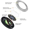 Solar powered ground lamp - garden light - waterproof - LEDSolar lighting