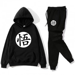 Sport tracksuit - pants / hoodie - with Chinese lettersHoodies & Sweatshirt