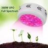 360W UFO 36 LED grow light - full spectrum - double chips - hydroponicGrow Lights