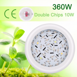 360W UFO 36 LED grow light - full spectrum - double chips - hydroponicGrow Lights