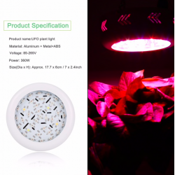 360W UFO 36 LED grow light - full spectrum - double chips - hydroponicGrow Lights