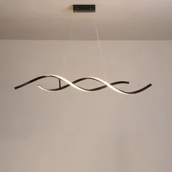 Modern chandelier - ceiling light - LED - dimmable - with remote controller - wavy designCeiling lights
