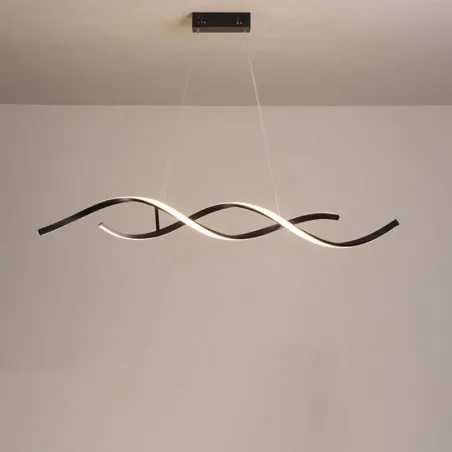 Modern chandelier - ceiling light - LED - dimmable - with remote controller - wavy designCeiling lights