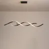 Modern chandelier - ceiling light - LED - dimmable - with remote controller - wavy designCeiling lights