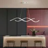 Modern chandelier - ceiling light - LED - dimmable - with remote controller - wavy designCeiling lights