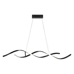 Modern chandelier - ceiling light - LED - dimmable - with remote controller - wavy designCeiling lights