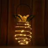 Solar garden light - hanging lamp / lantern - waterproof - LED - pineapple shapeSolar lighting