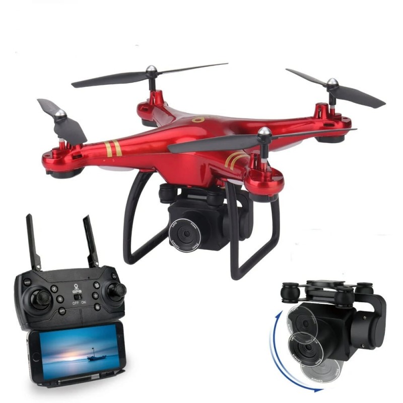 Electric YunTai UAV 101 - GPS - 5G - WiFi - FPV - 4K Electric Camera - RC Drone Quadcopter - RTFDrones