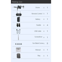 Eagle one - WIFI - FPV - GPS - 4K HD Camera - RC Quadcopter - RTFDrones