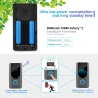 KERUI - 1080P - smart WiFi doorbell - chime - 2MP camera - video intercomHome security
