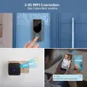 KERUI - 1080P - smart WiFi doorbell - chime - 2MP camera - video intercomHome security
