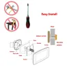Video doorbell camera - with peephole - auto record - electronic ring - night view - digitalHome security