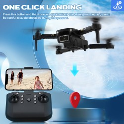 FLYHAL E69 - WIFI - FPV - 1080P HD Wide Angle Camera - Foldable - RC Drone Quadcopter - RTFDrones