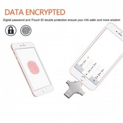 4 in 1 flash drive - micro USB / type-C / OTG - memory stick - 16GB / 32GB / 64GB / 128GBUSB memory
