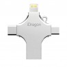 4 in 1 flash drive - micro USB / type-C / OTG - memory stick - 16GB / 32GB / 64GB / 128GBUSB memory
