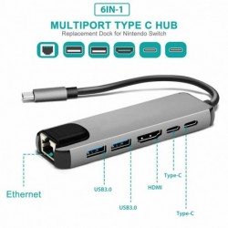 USB-C hub - multiport adapter - splitter - USB 3 - HDMI - RJ45 PDHubs
