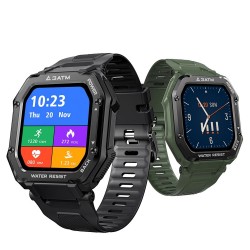 KOSPET ROCK - Smart Watch - Bluetooth - Android / IOS - waterproof - fitness tracker - blood pressure monitorSmart-Wear