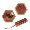 Geometric wooden puzzle - educational gameWooden