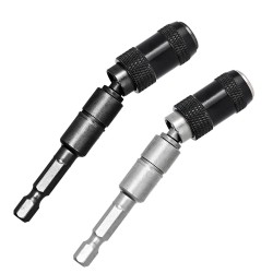 Magnetic screw drill bit - adjustable - pivoting tip holder - 1/4" hex shank - extension - adapterScrewdrivers