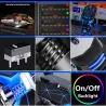 Professional optical gaming mouse - 6 buttons - wired - 3200DPI - LED - silentMouses