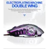 Professional optical gaming mouse - 6 buttons - wired - 3200DPI - LED - silentMouses