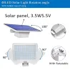 Outdoor garden wall light - waterproof solar lamp - adjustable - 48 LEDSolar lighting