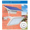 Outdoor garden wall light - waterproof solar lamp - adjustable - 48 LEDSolar lighting
