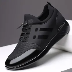 Fashionable men's sneakers - breathable - genuine leatherShoes