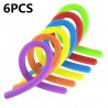 Rubber noodle - elastic rope - anti-stress toy - fidget - 6 piecesFidget Spinner