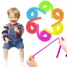 Rubber noodle - elastic rope - anti-stress toy - fidget - 6 piecesFidget Spinner