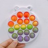 Colorful push fidget - anti stress toy - rainbow Pop ItFidget Spinner