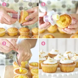 Cupcake / muffin corer - plastic plungerBakeware