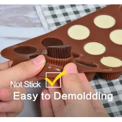 Silicone mold - for chocolate / jelly - non-stickBakeware